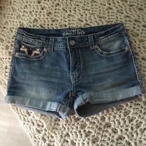Paisley Sky jean shorts